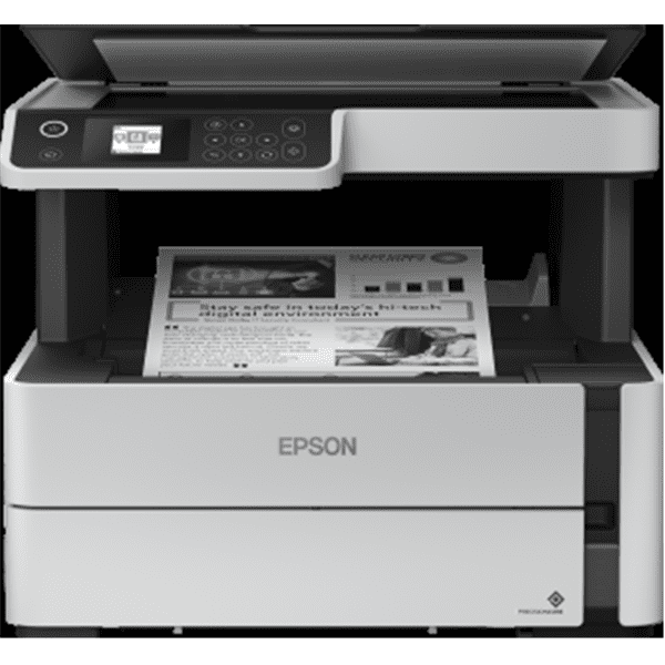 Epson 39Ppm Mono A4 Printscancopy Usb Wi-Fi Wi-Fidirect Lan Autoduplprint Incl 2 Ink Bottles