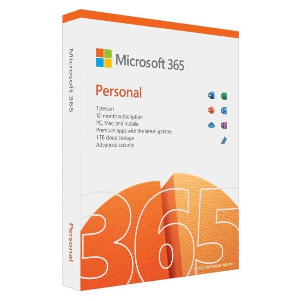 Microsoft M365 Personal Subscrip 1Yr Medialess P8