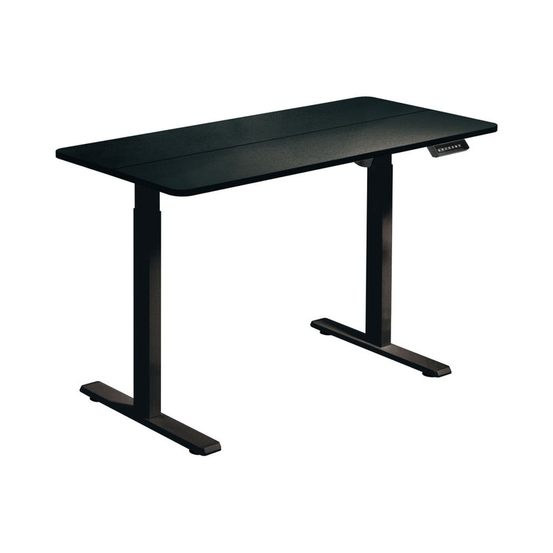 Electric Single-Motor Sit-Stand Desk (S08-22D) - Black