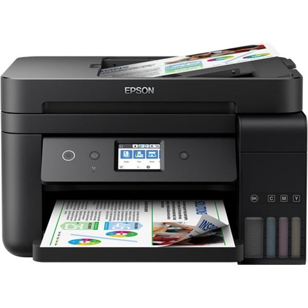 Epson 33Ppm Mono 20Ppm Clr A4 Print Scan Copy Fax Usb Wi-Fi Wi-Fidirect Ethernet Autoduplexprint Adf Incl 1 Set Of Ink + 1 Extra Black