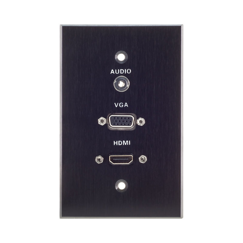 Audio And Video Wall Plate 4X2