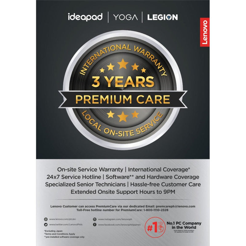 Lenovo 3Yr Premium Care Upgrade From 2Yr Premium Care