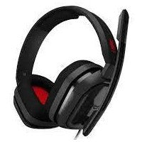 Logitech Astro A10 Headsets Over-Ear For Pc - Grey/Red 3.5Mm  6.0Mm Uni-Directional Microphone  40Mm Neodymium Magnet.