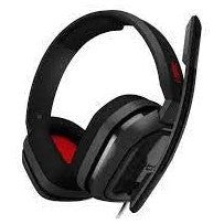 Logitech Astro A10 Headsets Over-Ear For Pc - Grey/Red 3.5Mm  6.0Mm Uni-Directional Microphone  40Mm Neodymium Magnet.