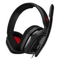 Logitech Astro A10 Headsets Over-Ear For Pc - Grey/Red 3.5Mm  6.0Mm Uni-Directional Microphone  40Mm Neodymium Magnet.