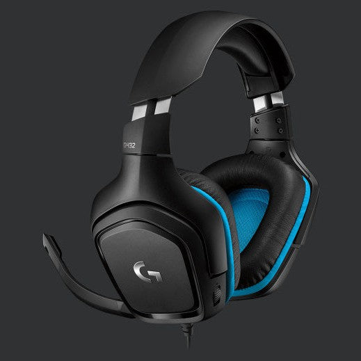 Logitech G432 Headset - 7.1 Surround Sound 50Mm Drivers 6Mm Mic Dts Headphone:X 2.0.