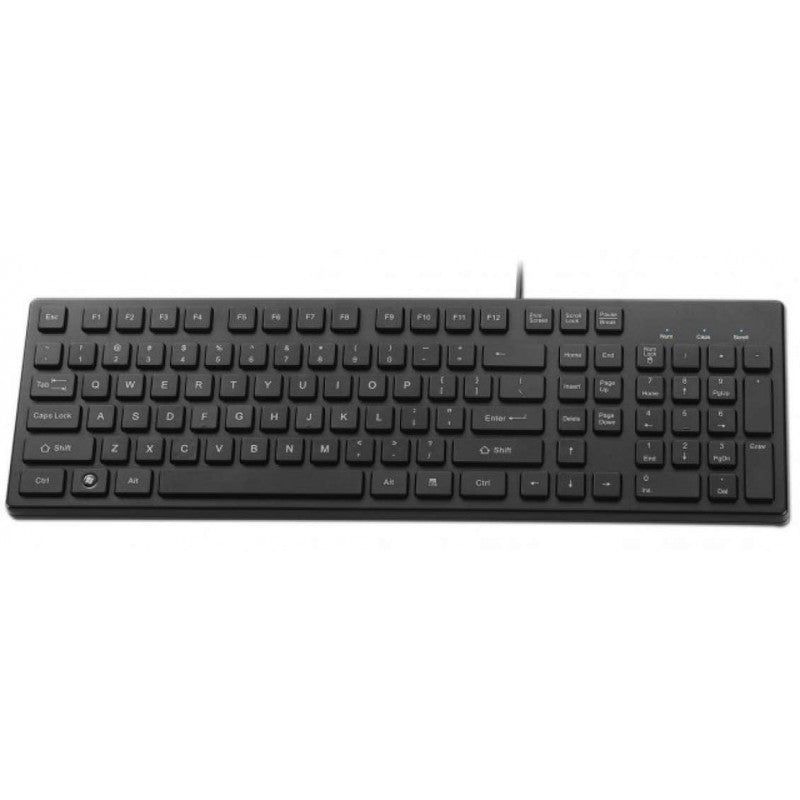 Mecer Black Usb Slim Keyboard - Sleek And Stylish Design