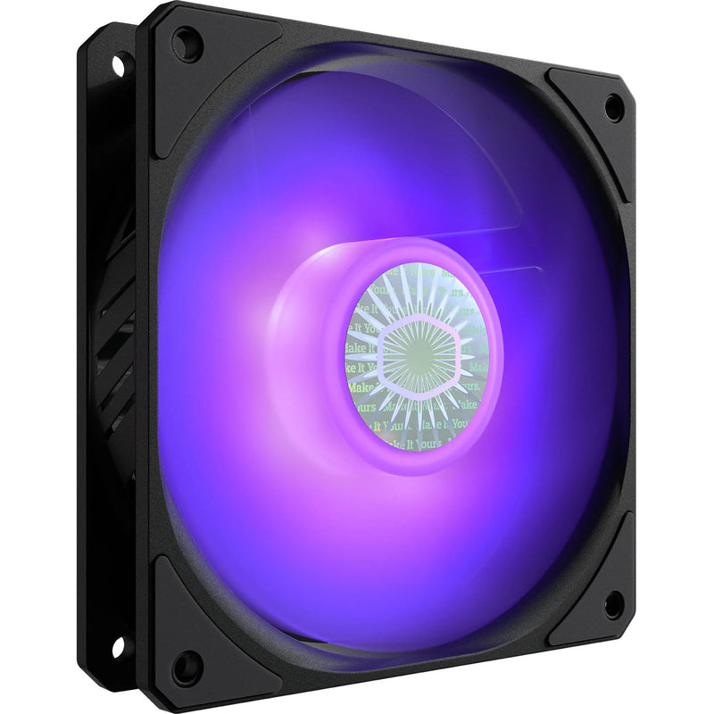 Cooler Master Sickleflow 120Mm Rgb New Blade Design Enhanced Fan Frame Sealed Bearing 62Cfm