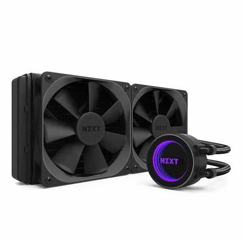 Nzxt Kraken 240 - 240Mm Aio Liquid Cooler With 1.54" Display And Radiator Fans (Black)