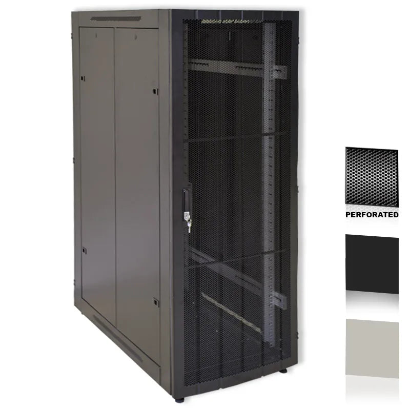 Rct Cabinet 47U 600Wx1200D  Perforated Door 1200Kg Load