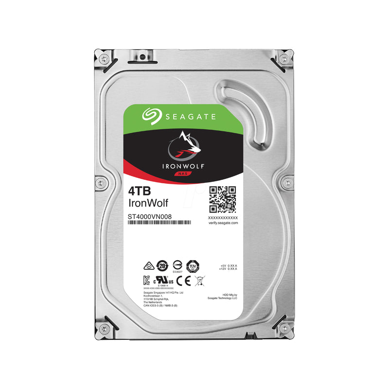 Seagate 4tb 3.5 Ironwolf Nas Hdd 64mb Cache