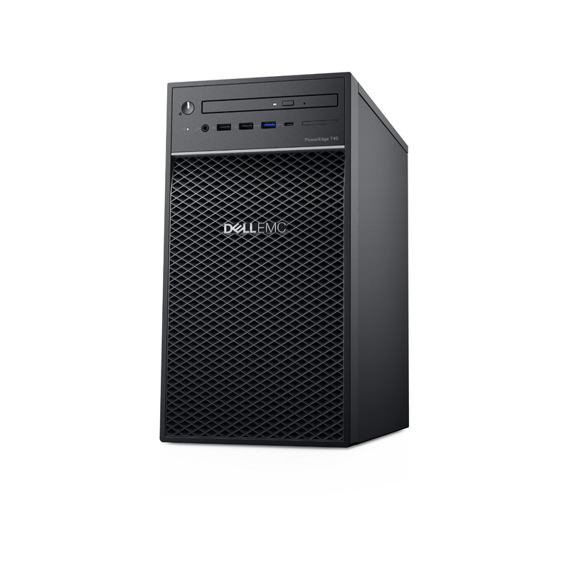 Dell Poweredge T40 Server - Xeon E-2224G, 8Gb Ddr4 Ecc Memory, 1Tb Sata Hdd, Dvd+ -Rw, 1 Year Basic Onsite Warranty