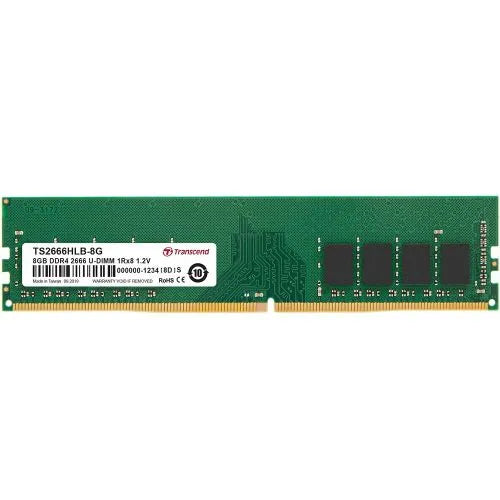 Transcend 8Gb Ddr4-2666 Desktop U-Dimm 1Rx8 Cl19