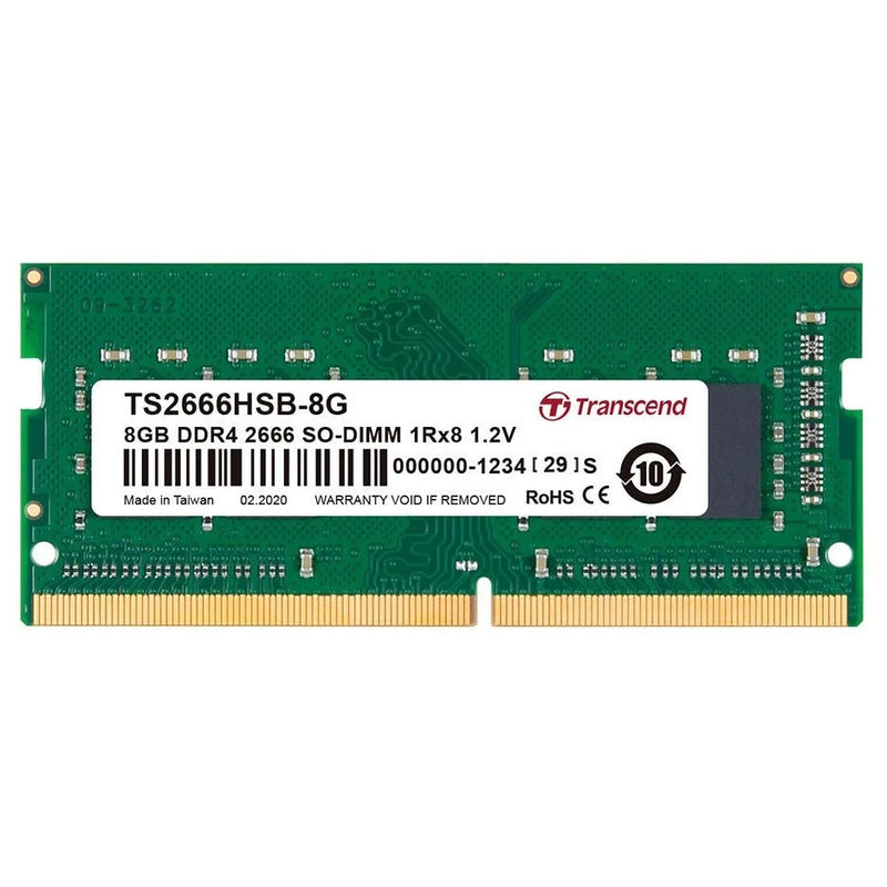 Transcend 16Gb Ddr4-2666 Notebook So-Dimm 2Rx8 Cl19