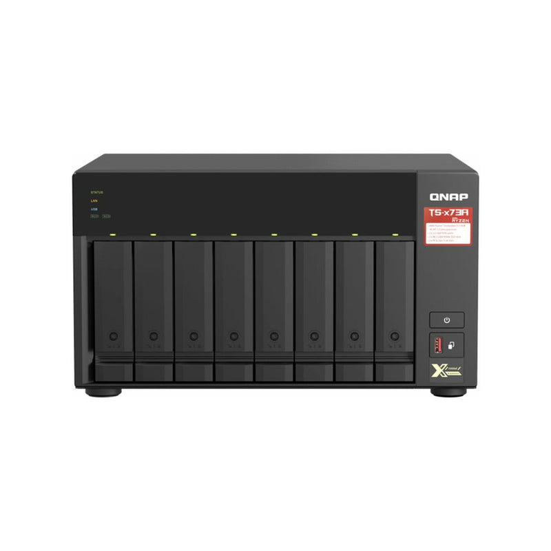 Qnap 8-Bay Nas Amd Ryzen V1000 Series V1500B 4C 8T 2.2Ghz 8Gb Ddr4 Ram