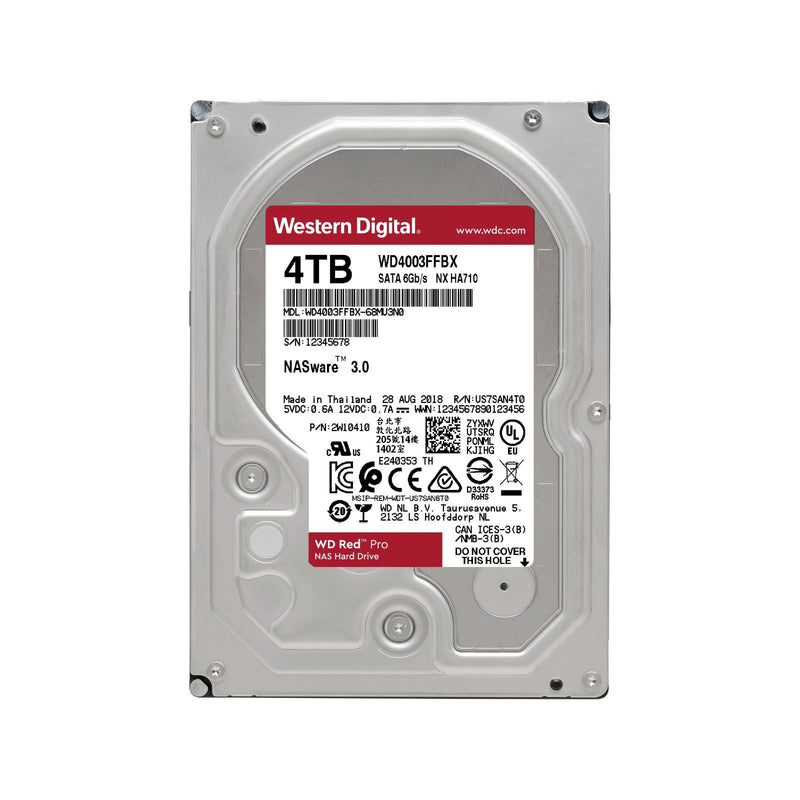 Western Digital Red Pro 4Tb 7200Rpm Sata 6Gbs 265Mb Cache 3.5 Internal Hard Drive