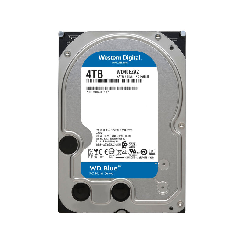 Western Digital Blue 4Tb 5400Rpm Sata 6Gbs 256Mb Cache 3.5 Internal Hard Drive