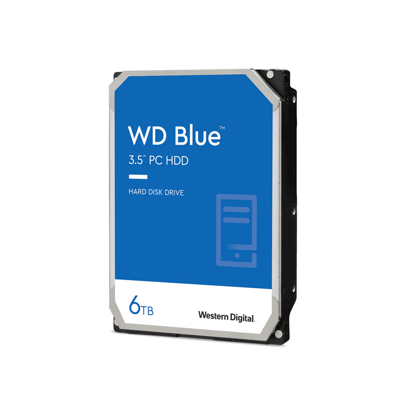 Western Digital Blue 6Tb 5400Rpm Sata 6Gbs 256Mb Cache 3.5 Internal Hard Drive